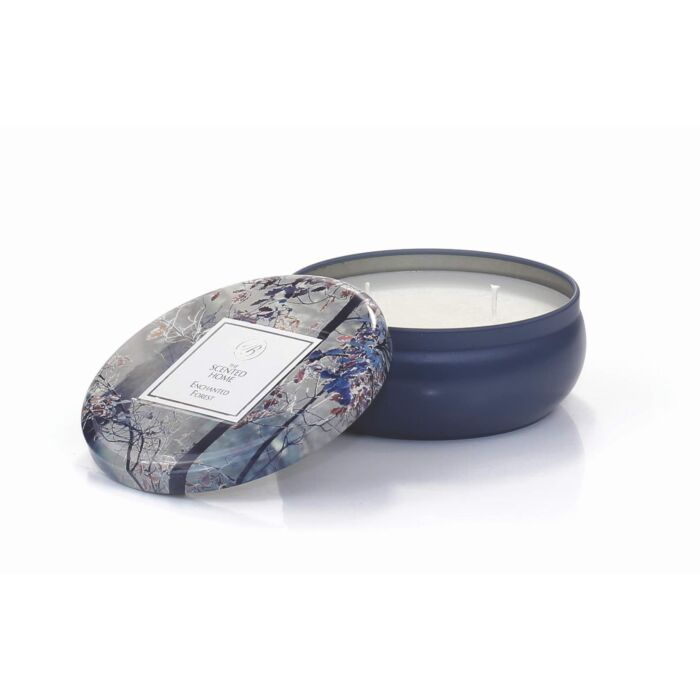 Ashleigh & Burwood - Scented Home 3 Wick Tin Candle - Enchanted Forest-1